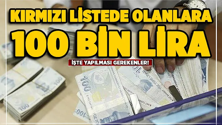 Kredi sicili bozuk kırmızı listede olanlara kredi veriliyor! 100 bin liraya kadar kredi ve 60 ay vade