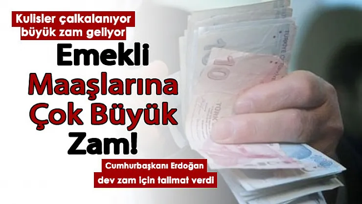 Kulisler çalkalanıyor: Cumhurbaşkanı Erdoğan talimat verdi! Emekli maaşlarına dev zam
