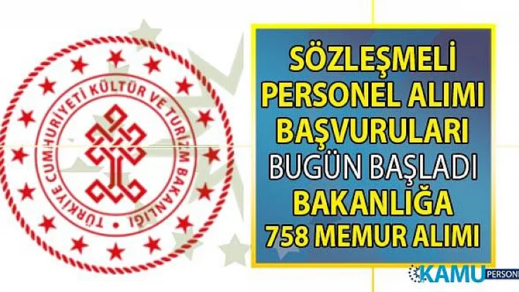 Kültür ve Turizm Bakanlığı 500 Kütüphaneci ve 258 farklı alanlardan personel alımı başvuruları başladı! Peki başvuru şartları nelerdir?
