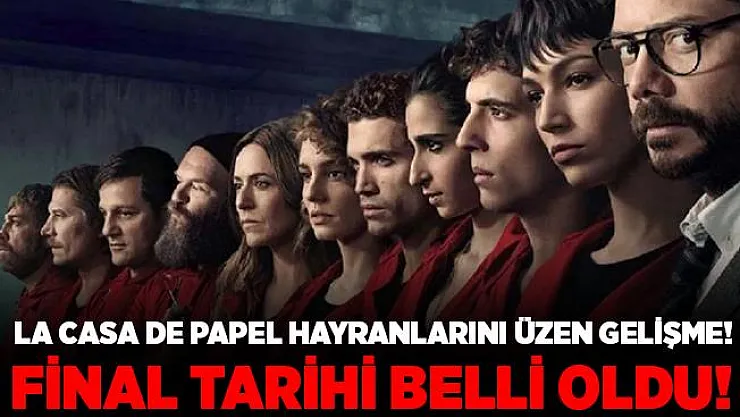 La Casa De Papel hayranlarını üzen gelişme! La Casa De Papel'in final tarihi belli oldu! La Casa De Papel 5. sezon ne zaman çıkacak?