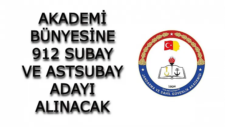 Lise Mezunu 912 Subay ve Astsubay Adayı Alınacak! SON BAŞVURU 8 AĞUSTOS!