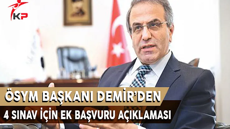 LYS, ALES, KPSS ve Adalet Bakanlığı Sınavlarına Başvuru Yapamayanlara Müjde !