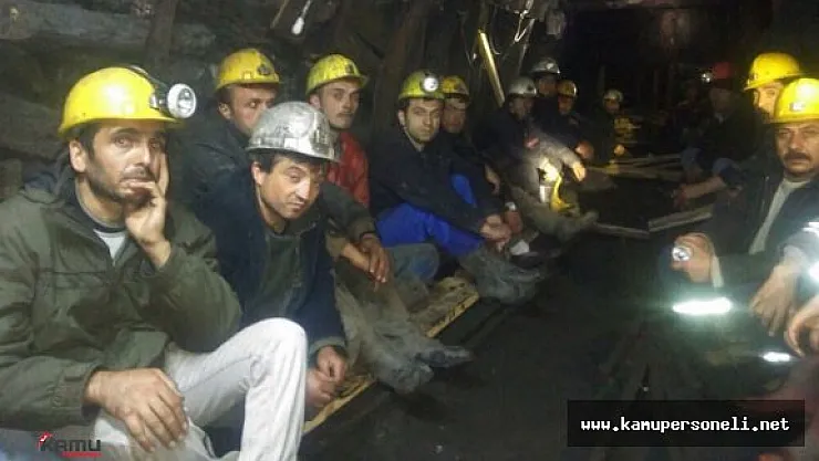 Maaşlarını Alamayan Maden İşçileri 9 Gündür Açlık Grevinde