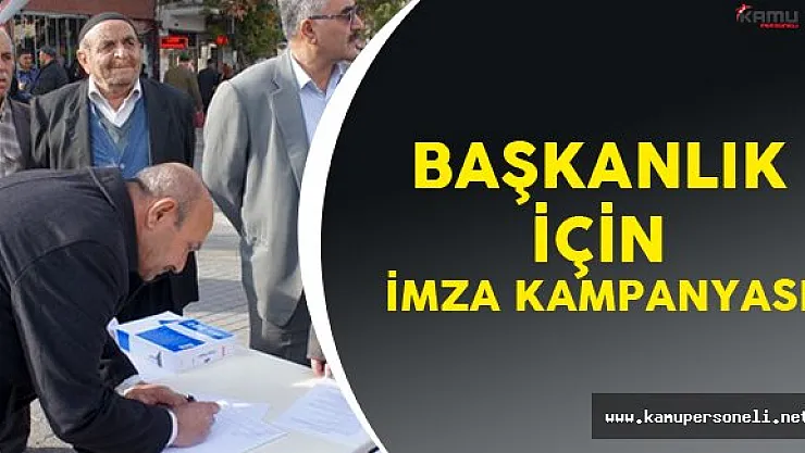 Malatya'da Başkanlık Sistemi için İmza Kampanyası