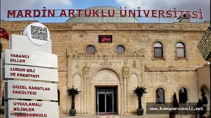 Mardin Artuklu Üniversitesi Akademik Personel Alımı