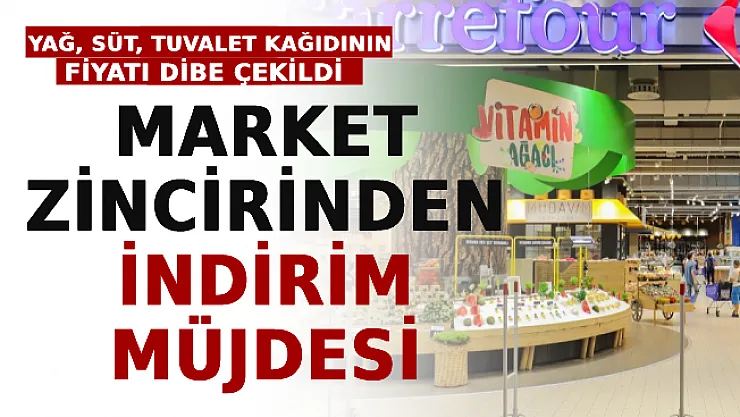 Market Zincirinden İndirim Müjdesi: Yağ, Süt, Makarna, Tuvalet Kağıdı Ve Pek Çok Ürünün Fiyatı Dibe Çekildi