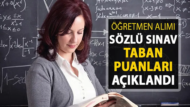 MEB 2019 Öğretmen Alımı Mülakat Taban Puanları Yayımlandı