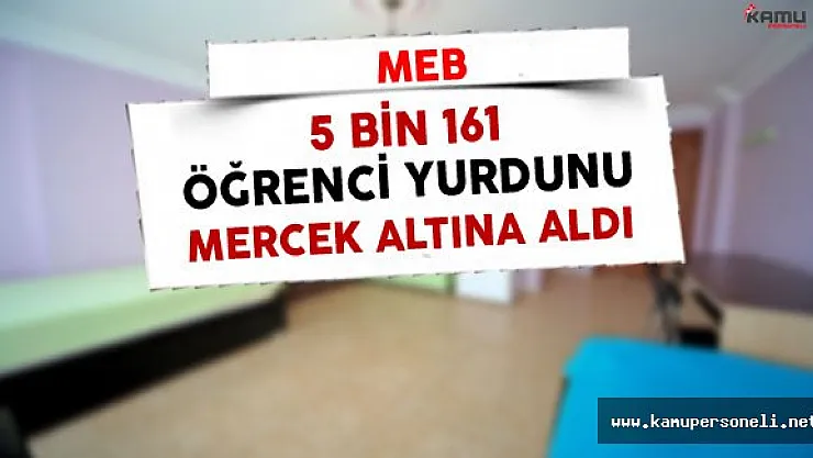 MEB 5 Bin 161 Öğrenci Yurdunu İncelemeye Aldı