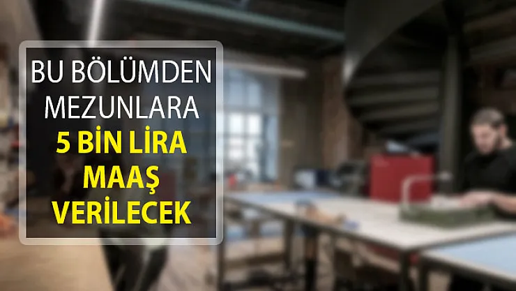 MEB Duyurdu! Bu Bölümde Nitelikli Eleman Yetiştirilecek ve 5 Bin Lira Maaş Verilecek