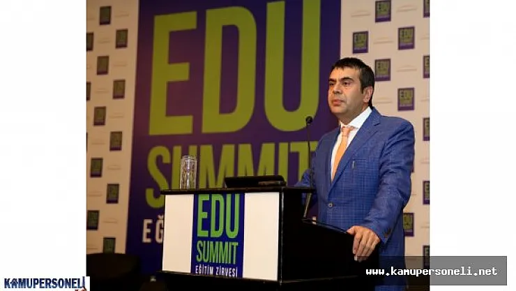 MEB Müsteşarı Eğitim Zirvesine Katıldı