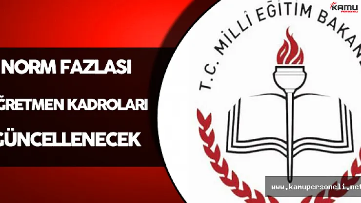 MEB: &quotNorm Fazlası Öğretmen Kadroları Güncellenecek"