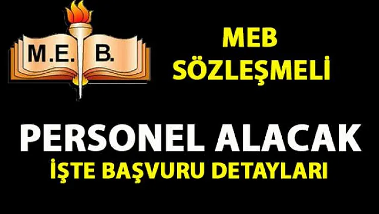 MEB sözleşmeli bilişim personel alımı yapıyor! Başvuru detayları bu haberde