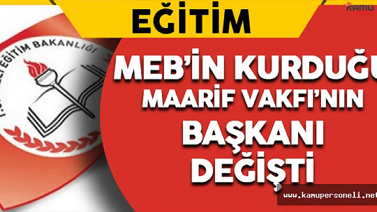 MEB'in Kurduğu Maarif Vakfı'nın Başkanı Değişerek Birol Akgün Oldu! Birol Akgün Kimdir?