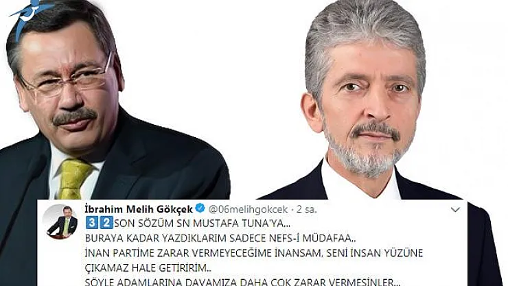 Melih Gökçek'ten, Mustafa Tuna'ya: Seni İnsan Yüzüne Çıkamaz Hale Getiririm