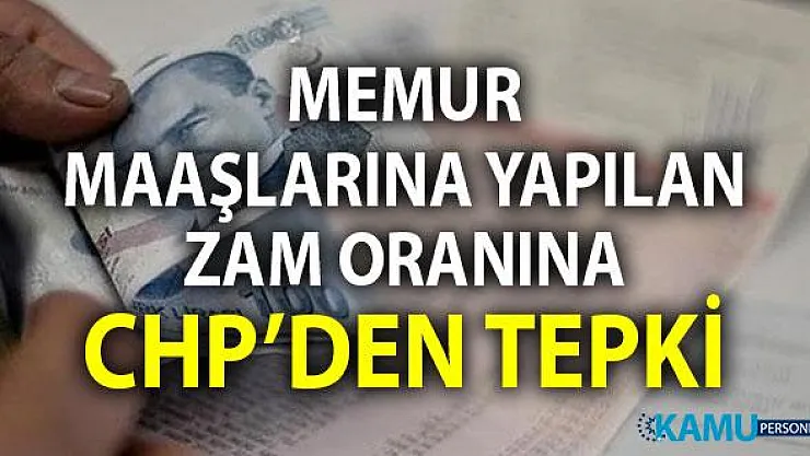 Memur maaşlarına yapılan zam oranına CHP'li Veli Ağbaba'dan tepki geldi.