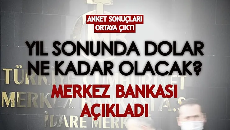 Merkez Bankası açıkladı! Dolar ve enflasyon yıl sonunda ne kadar olacak?
