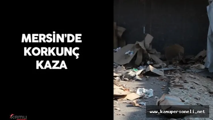 Mersin'de Kamyon Devrildi : 2 Kişi Öldü