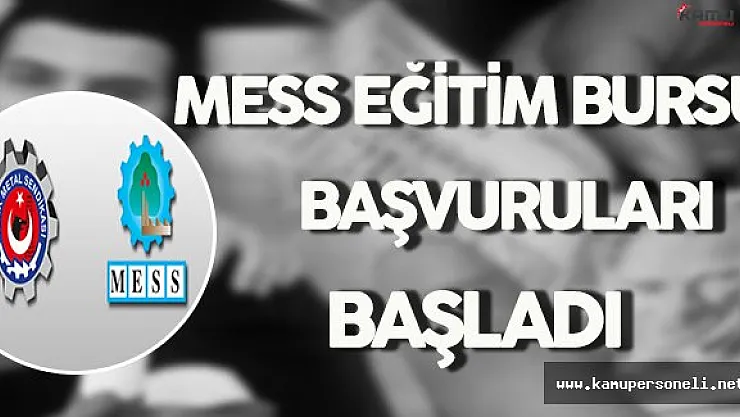 MESS Eğitim Bursu Başvuruları Başladı !