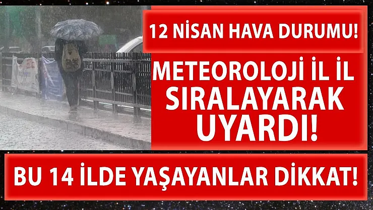 Meteoroloji 14 ili tek tek sıraladı! Kar, karla karışık yağmur ve sağanak yağış geliyor!