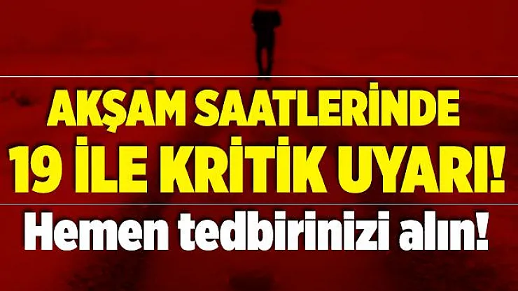 Meteoroloji 19 ili uyardı! Sıcaklıklar düşüyor! Buzlanmaya karşı dikkat!
