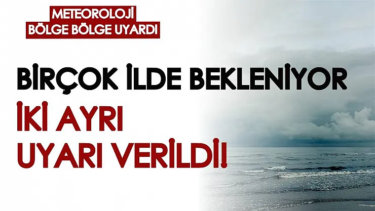 Meteoroloji bölge bölge uyardı: Şiddetli lodos ve fırtınaya çok dikkat! 30 Kasım Salı hava durumu