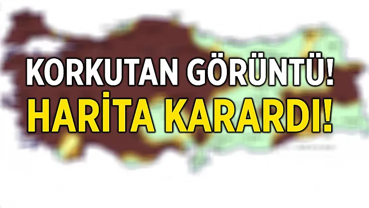 Meteoroloji korkutan haritayı paylaştı! Olağanüstü ve çok şiddetli!