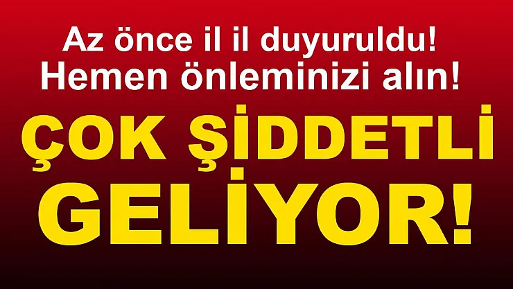 Meteoroloji'den 20 ile son dakika uyarısı yapıldı! Çok etkili yağış bekleniyor!