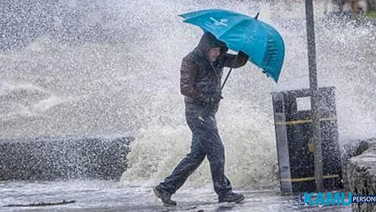 Meteoroloji'den Çok Önemli Kuvvetli Yağış ve Rüzgar Uyarısı Geldi