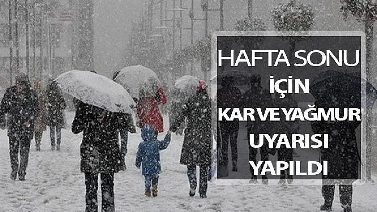 Meteoroloji'den Çok Önemli Uyarı: Şiddetli Kar ve Yağmur Yağışı Geliyor