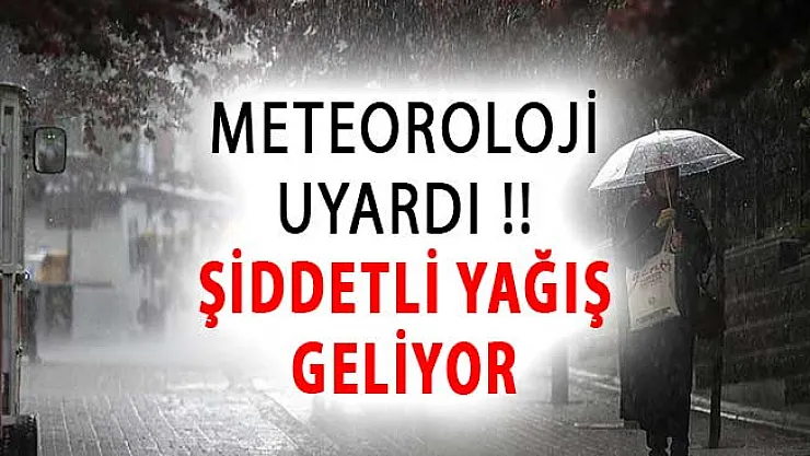 Meteoroloji'den Uyarı Üstüne Uyarı Geldi ! Kuvvetli Yağış Geliyor