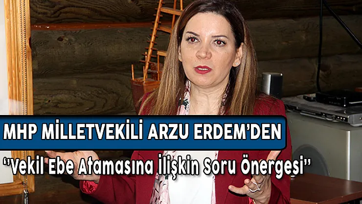 MHP Milletvekili Arzu Erdem'den Vekil Ebe Kadrosuna İlişkin Soru Önergesi