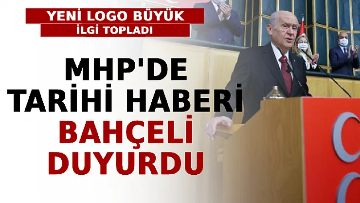 MHP'de Tarihi Haberi Bahçeli Duyurdu! Yeni Logo Büyük İlgi Topladı