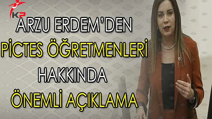 MHP'li Arzu Erdem PİCTES Öğretmenlerinin Sorunlarını Gündeme Getirdi