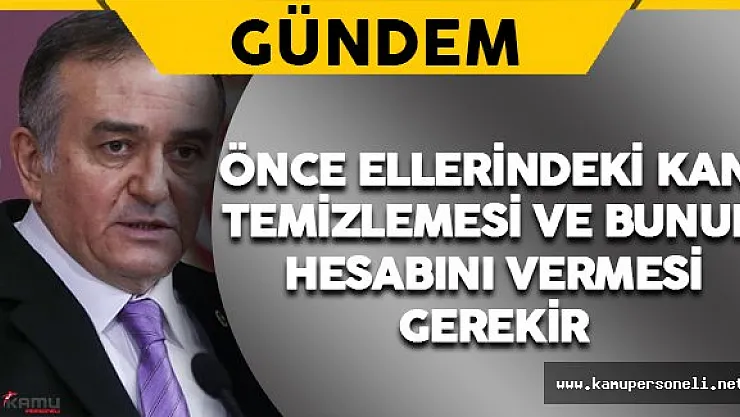 MHP'li Erkan Akçay HDP'li İdris Baluken'in Sözlerine Tepki Gösterdi