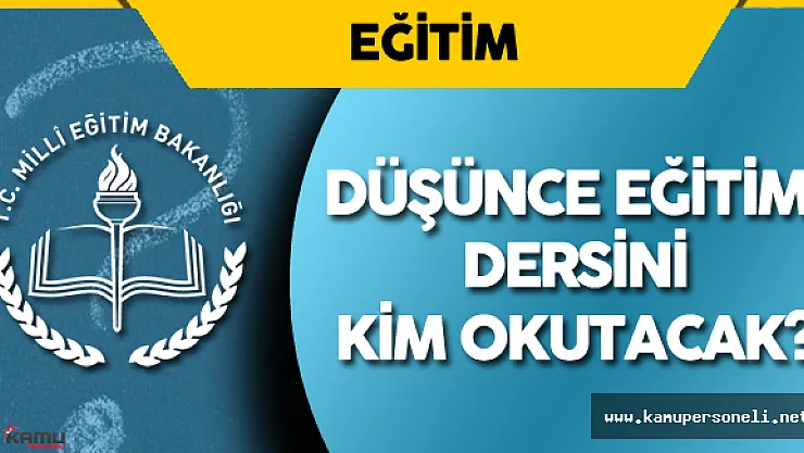 Milli Eğitim Bakanı İsmet Yılmaz'a Soruldu 'Düşünce Eğitimi Dersini Kim Okutacak?'