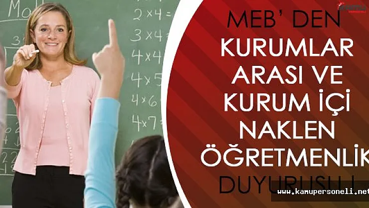 Milli Eğitim Bakanlığından Naklen Öğretmenlik İçin İl Tercihi Duyurusu!