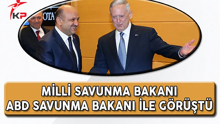 Milli Savunma Bakanı ABD Savunma Bakanı İle Görüştü