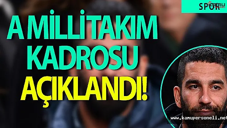 Milli Takımın Kadrosu Açıklandı!