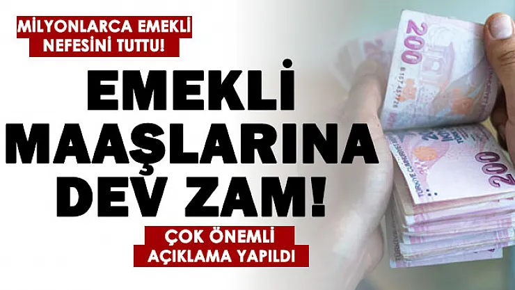 Milyonlarca emekli nefesini tuttu bekliyor! Emekli maaşlarına dev zam: Cumhurbaşkanı Erdoğan'a çağrı yapıldı