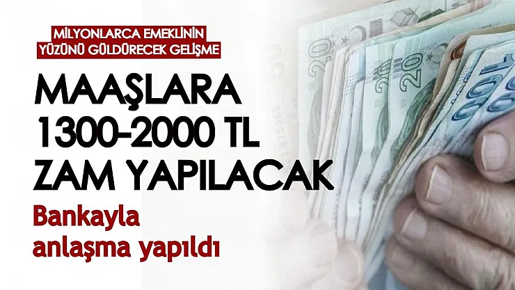 Milyonlarca emeklinin yüzünü güldürecek gelişme yaşandı! Maaşlara 1300-2000 TL arası zam eklenecek