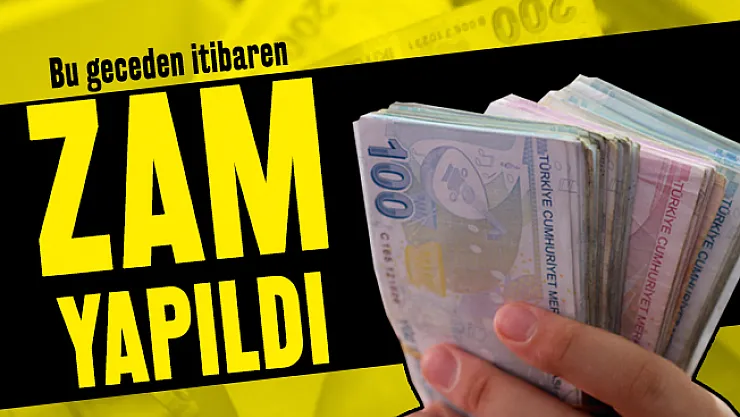 Milyonlarca kişiye kötü haber: Bu geceden itibaren zam yapıldı