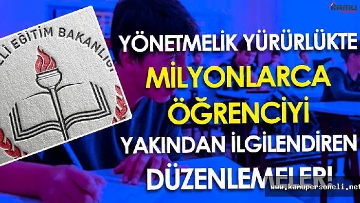 Milyonlarca Lise Öğrencisini İlgilendiren Düzenleme Resmi Gazete'de Yayımlandı