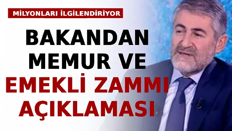 Milyonları İlgilendiriyor: Bakan Nebati'den Memur Ve Emekli Zammı Açıklaması