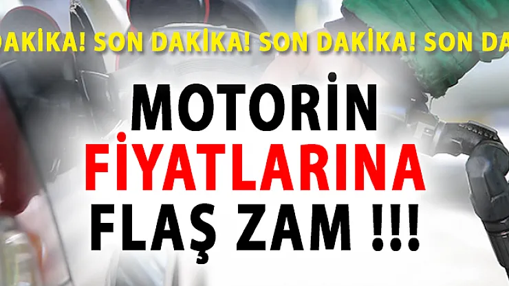 Motorin Fiyatlarına Zam Yapıldı!- 6 aralık motorin fiyatı