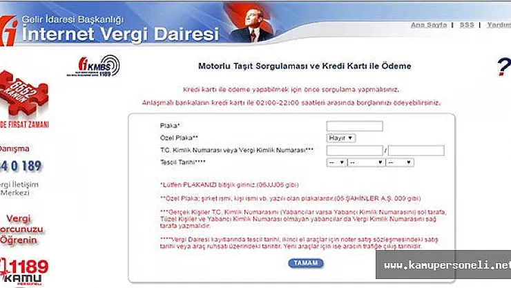 Motorlu Taşıt Vergisi Sorgulaması ve Kredi Kartı ile Ödeme - MTV Borcu e-Devlet Üzerinden Nasıl Sorgulanır?