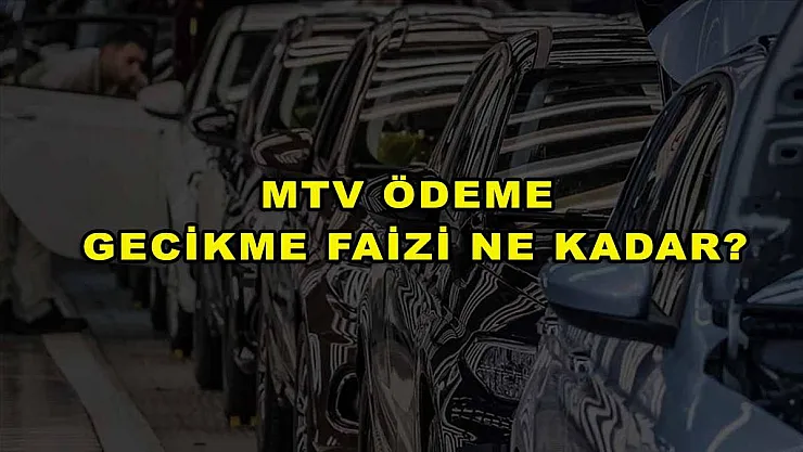 MTV Ödeme Gecikme Faizi Ne Kadar?