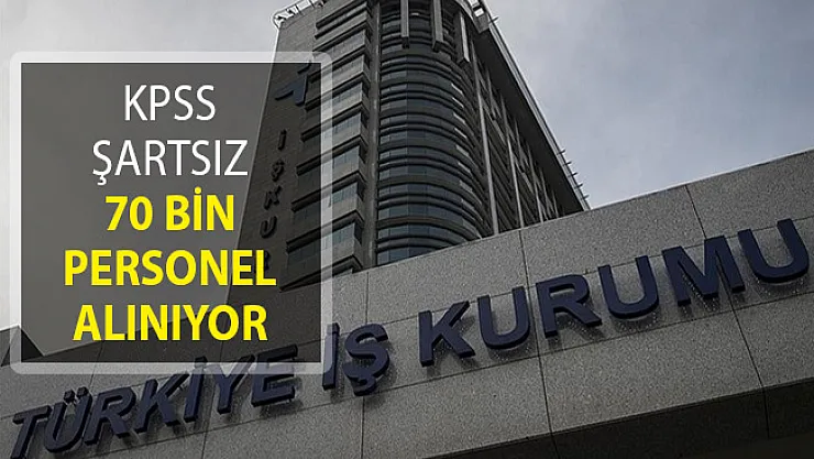 Müftülükler, Mahkemeler, Bakanlıklara ve İl Müdürlüklerine KPSS Şartsız 70 Bin Personel Alımı Yapılıyor!