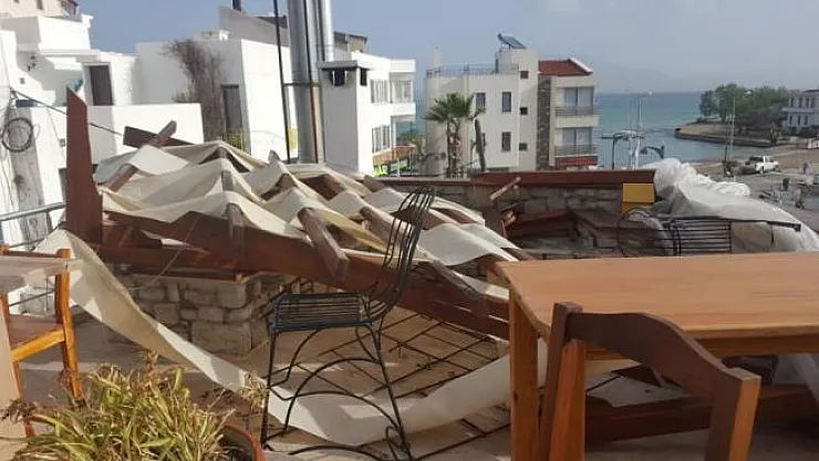 Muğla'daki şiddetli fırtına