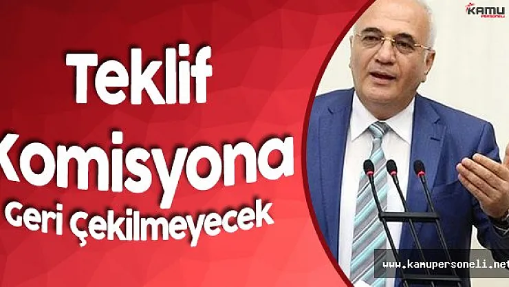 Mustafa Elitaş :" Muhalefet Bize Bir Teklif Getirse Değerlendiririz"