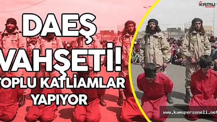 Musul'da DAEŞ Dehşeti ! Terör Örgütü Toplu Katliamlar Yapıyor